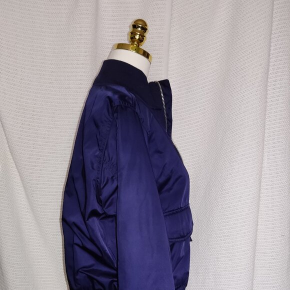 Gap blue bomber jacket w/ pink lining | Womens | Size Small - Picture 6 of 15